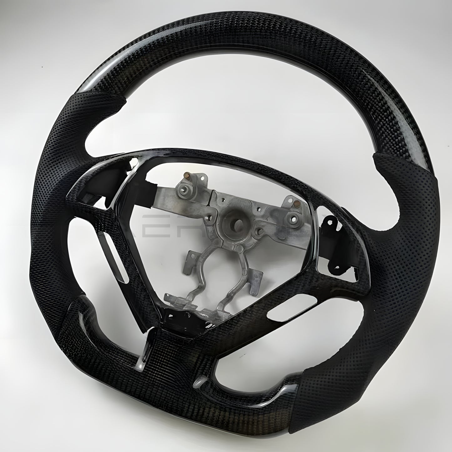 Infiniti G37 Carbon Fiber & Perforated Leather Steering Wheel