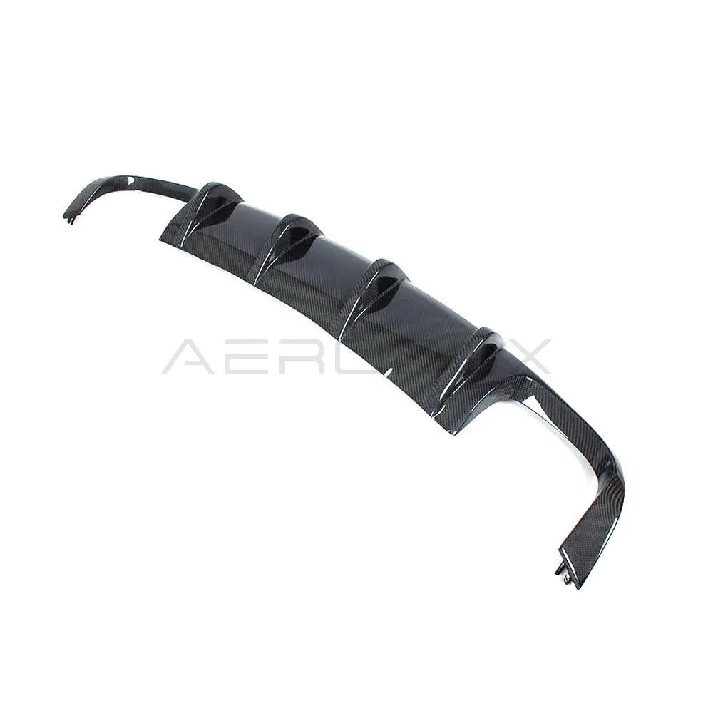 Volkswagen Scirocco R Carbon Fiber Rear Diffuser (Quad exhaust)