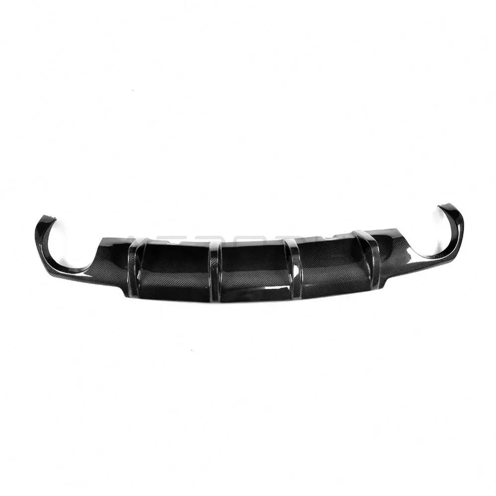 Volkswagen Scirocco R Carbon Fiber Rear Diffuser (Dual exhaust)