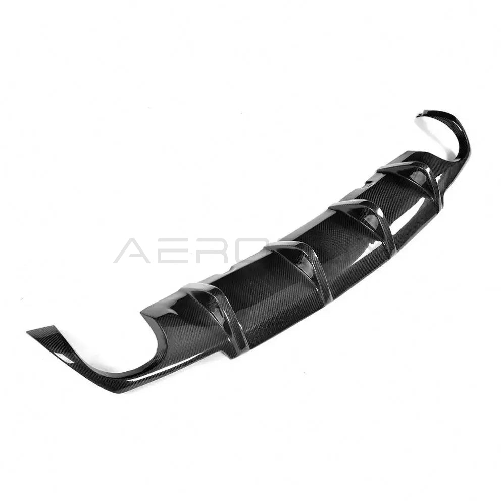 Volkswagen Scirocco R Carbon Fiber Rear Diffuser (Dual exhaust)