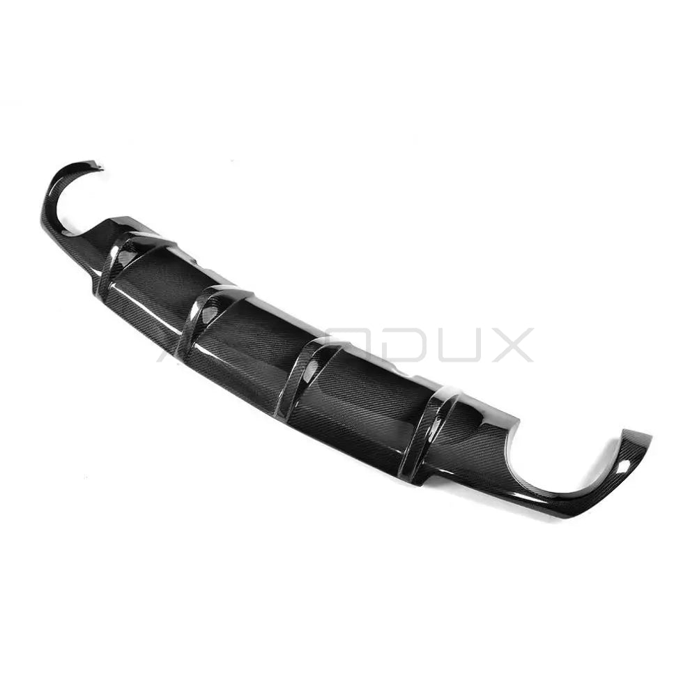 Volkswagen Scirocco R Carbon Fiber Rear Diffuser (Dual exhaust)